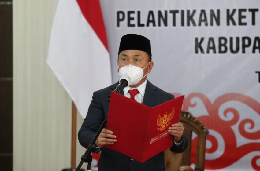  Bupati dan Wakil Bupati Kotim Dilantik. Ini Pesan Penting Gubernur Untuk Diperhatikan