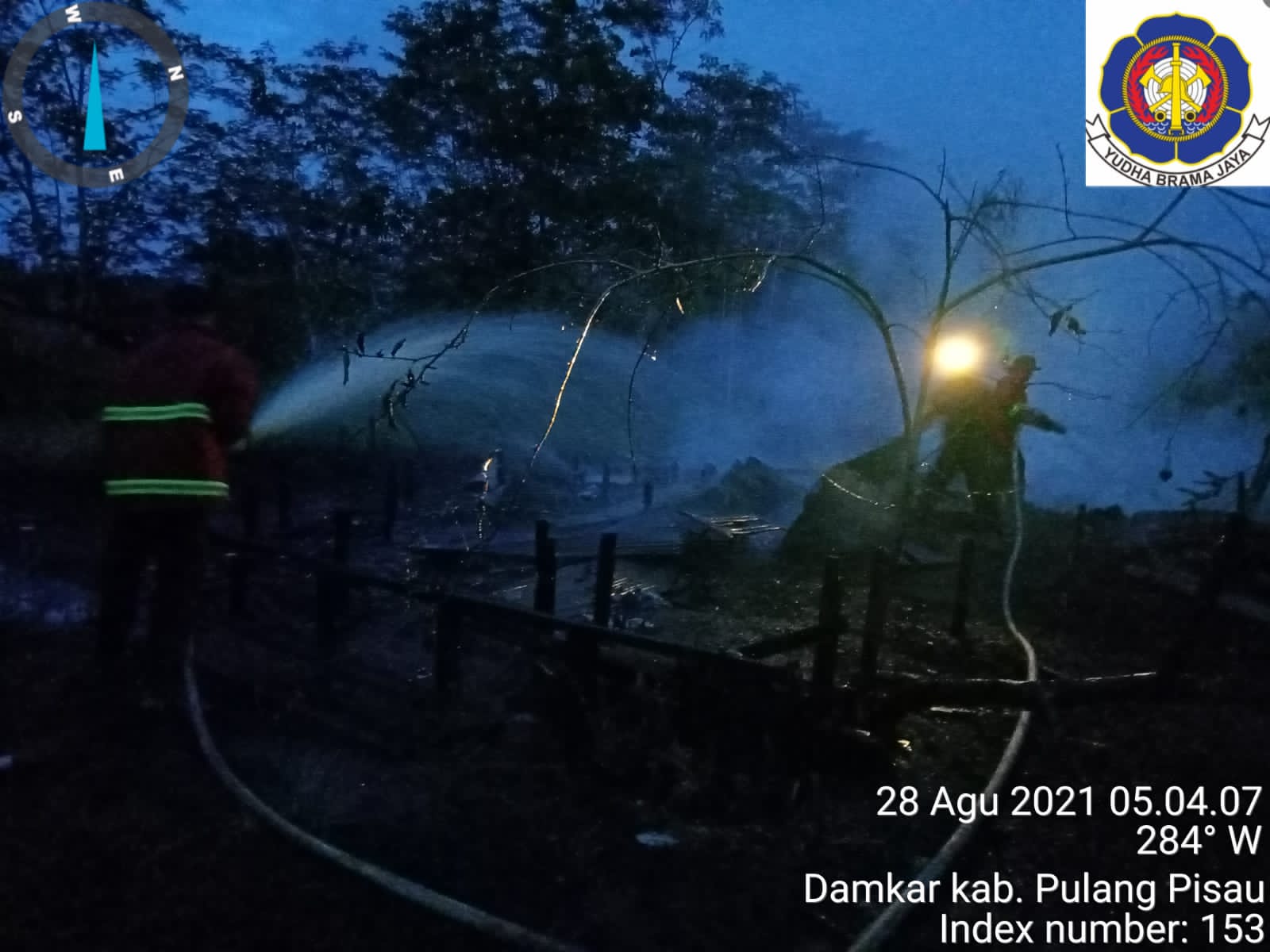 Kebakaran di Pulpis
