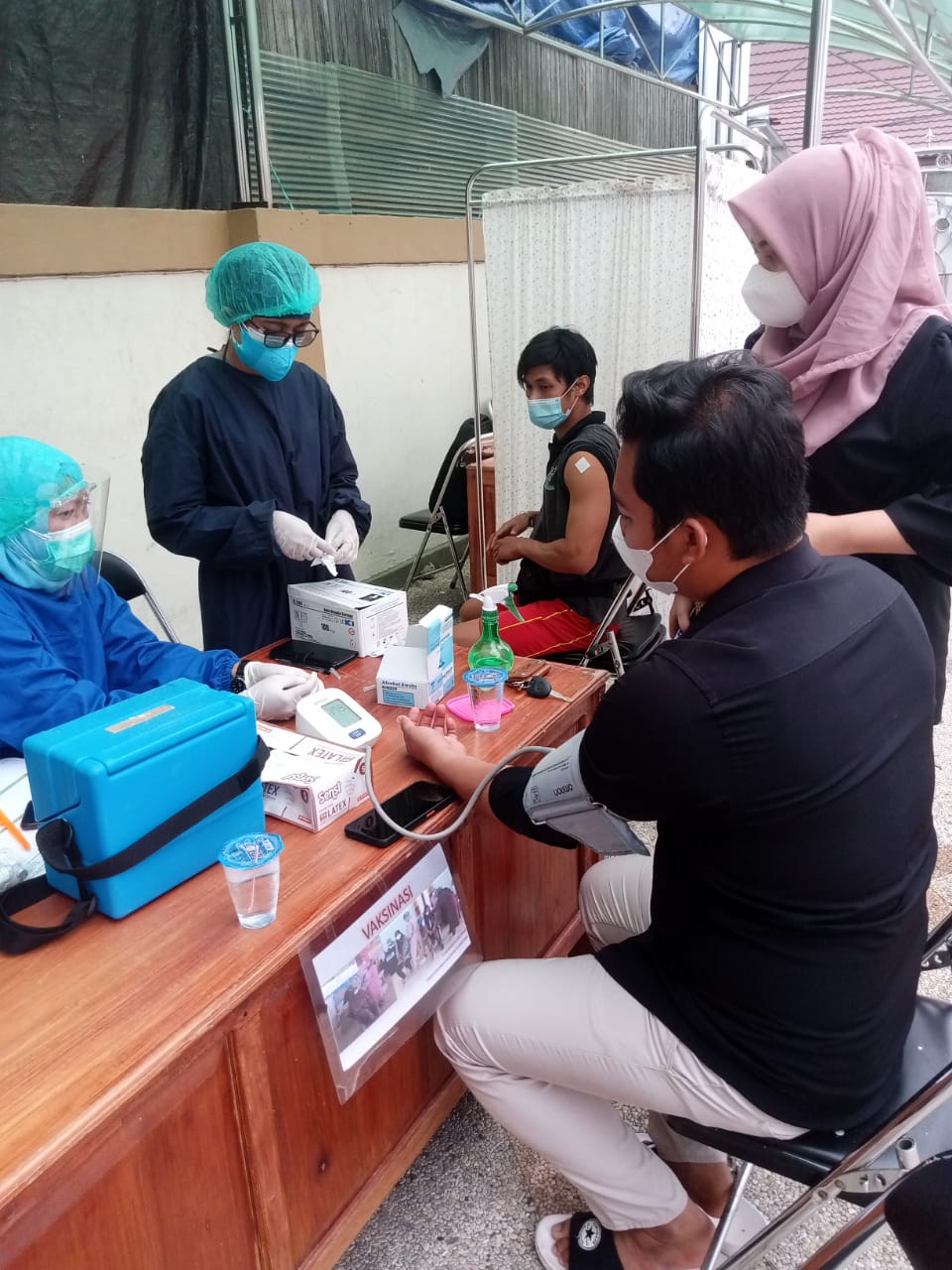 Vaksinasi anak di Pulang Pisau