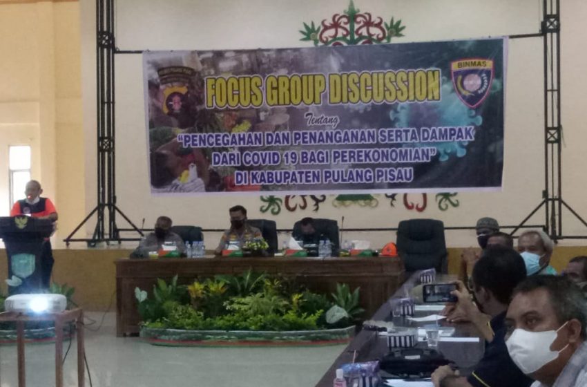  Gelar FGD, Polres Pulpis Buat Kesepakatan Bersama Tangani Covid 19
