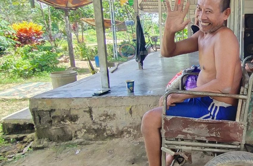  Kakek Disabilitas Mantaren II, Harapkan Bantuan Kursi Roda Dari Dinsos Pulpis