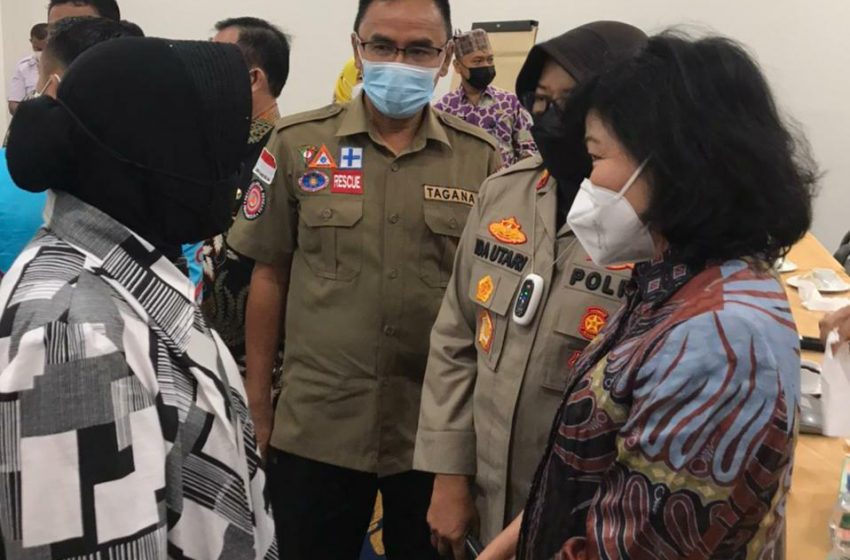  Bupati Pulpis Hadiri Rakor Tangap Darurat Banjir Bersama Mensos RI