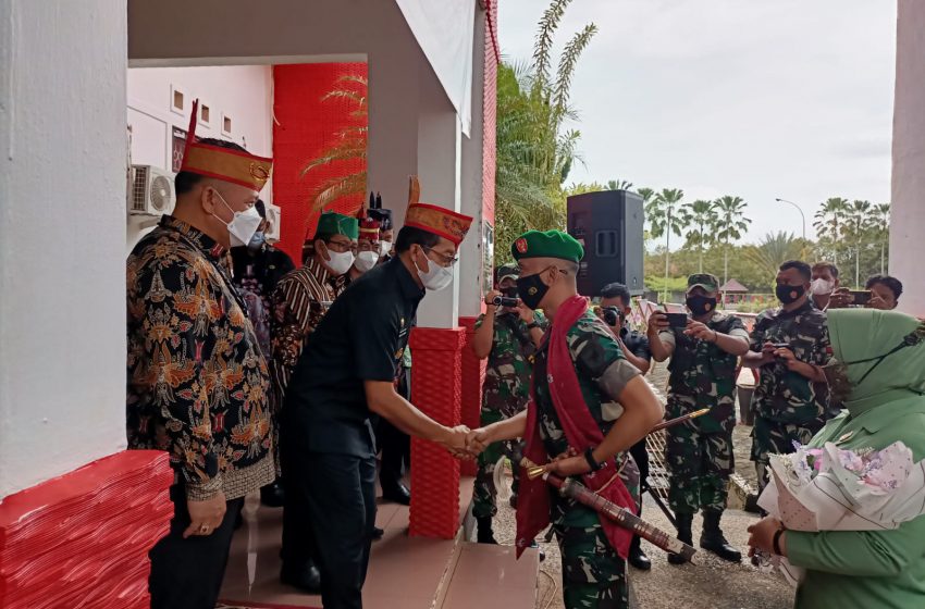  Sambut Kedatangan Dandim 1013 MTW, Ini Pesan Bupati Murung Raya