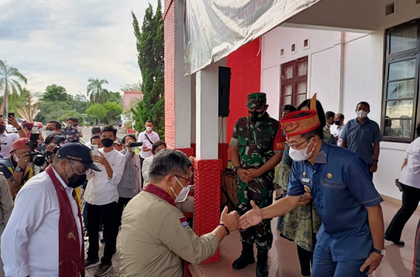  Bupati Murung Raya Sambut Kunker Wamen LHK Dan Wamen PUPR RI