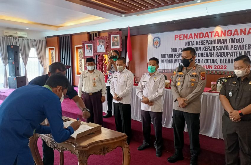  Wabup Mura Dukung Media Sebagai Perpanjangan Tangan Pemerintah