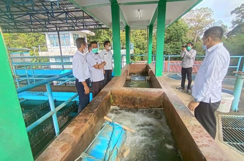  Wabup Murung Raya Tinjau Tempat Pengelolaan Air Bersih PDAM