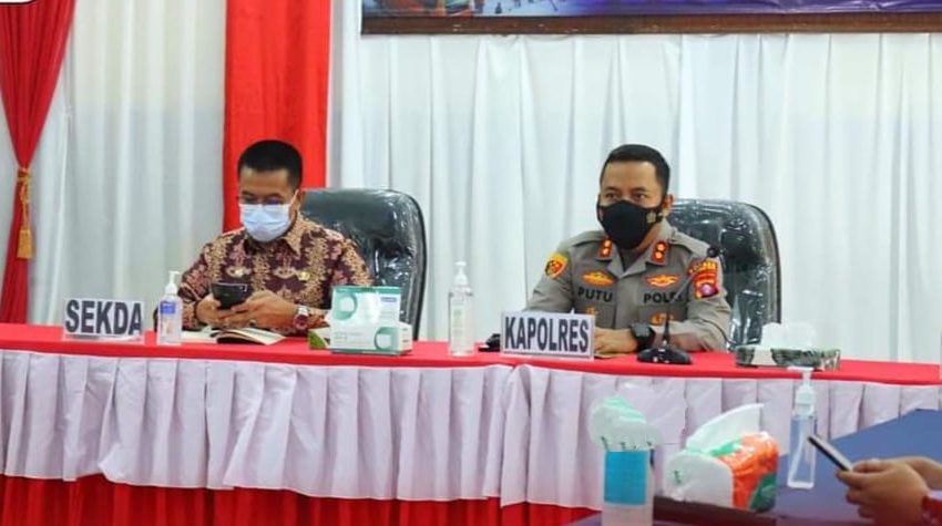  Pemkab dan Polres Mura Hadiri Rakor Kesiapan Pengamanan Hari Raya Idul Fitri dan Mudik Lebaran