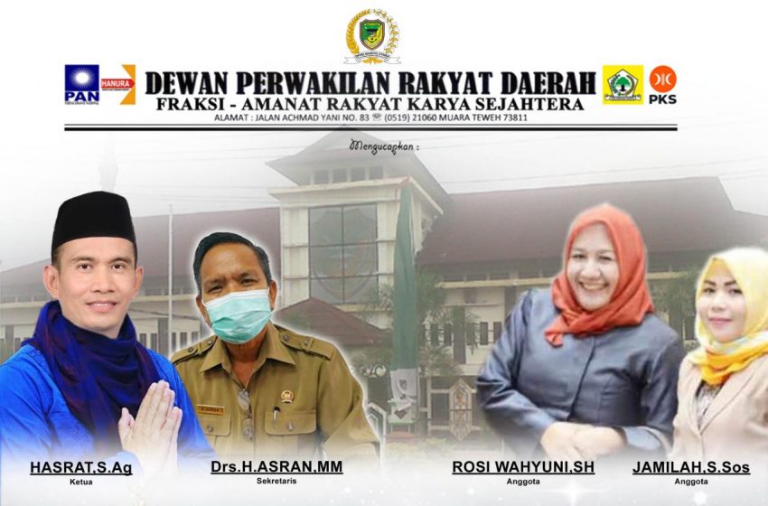  Fraksi Gabungan ARKS Siap Bahas Raperda Diajukan Pemkab Barito Utara