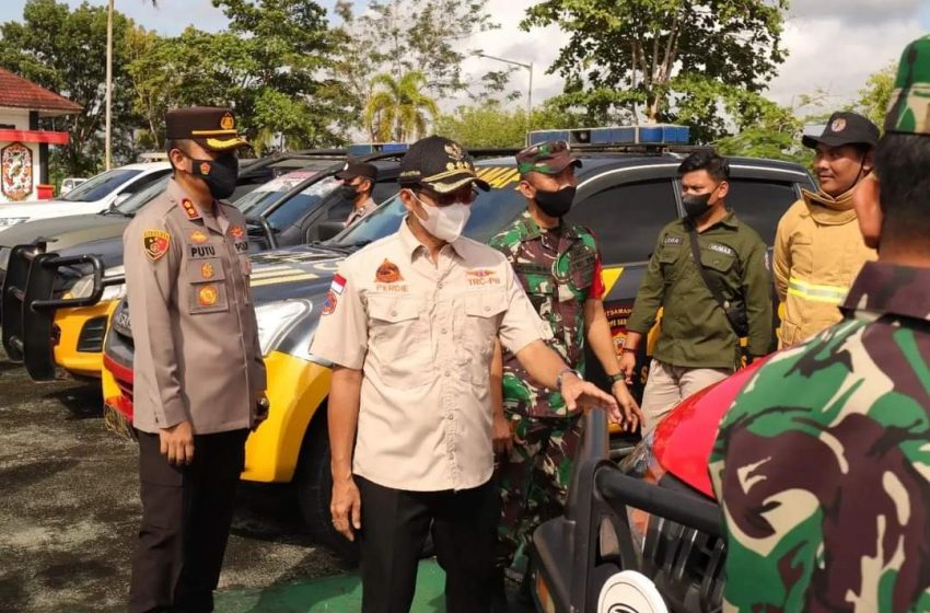 Bupati Pimpin Apel Kesiapan Personel Ikuti Pelatihan Penanggulangan Bencana Alam