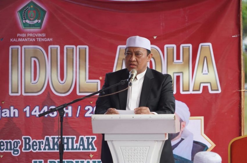  Pemprov Kalteng dan PHBI Laksanakan Salat Idul Adha 