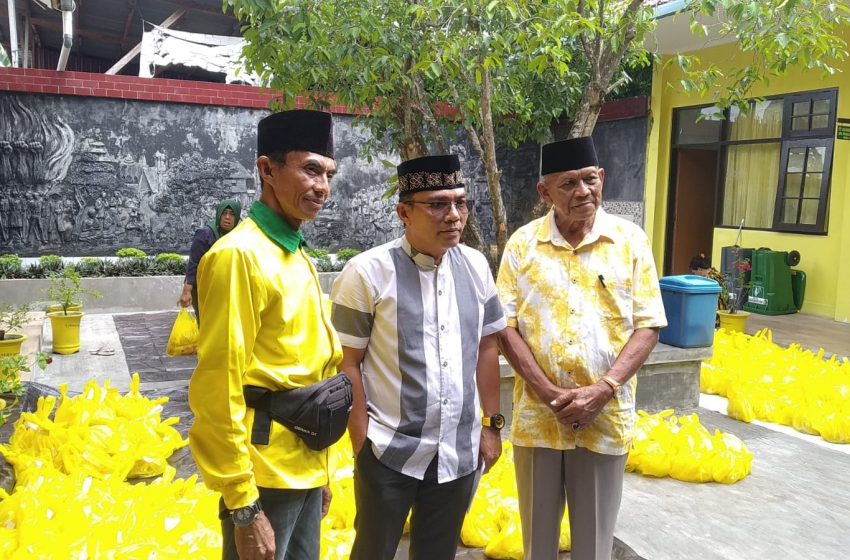  Momentum Idul Adha, DPD Golkar Kalteng Bagikan 700 Paket Daging Kurban