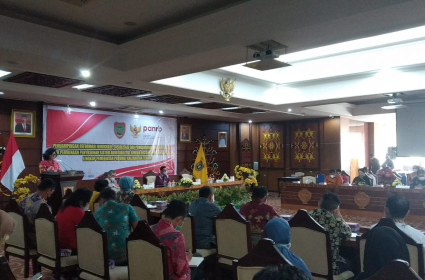  Pemprov Kalteng Dorong Pembangunan Zona Integritas Untuk Mewujudkan Good Governance