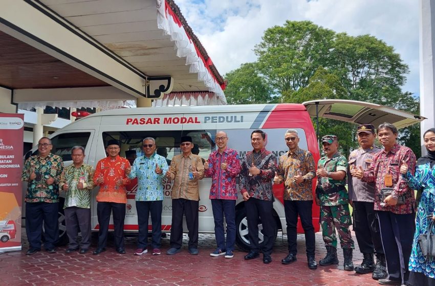  HUT Pasar Modal. SRO Beri Bantuan Kesehatan Untuk Kalteng