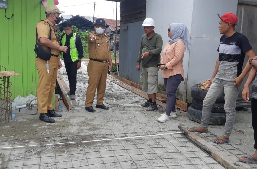  Kadisperkimtan Pastikan Pekerjaan Berjalan dengan Baik