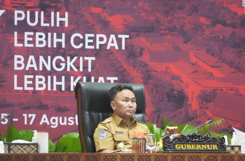  Gubernur Kalteng Hadiri Hadiri Rakor Pengendalian Inflasi Daerah yang Dipimpin Mendagri