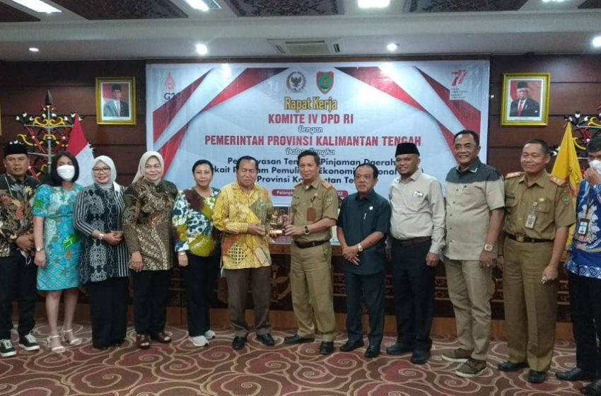  Komite IV DPD RI Dukung Pemulihan Ekonomi di Provinsi Kalteng