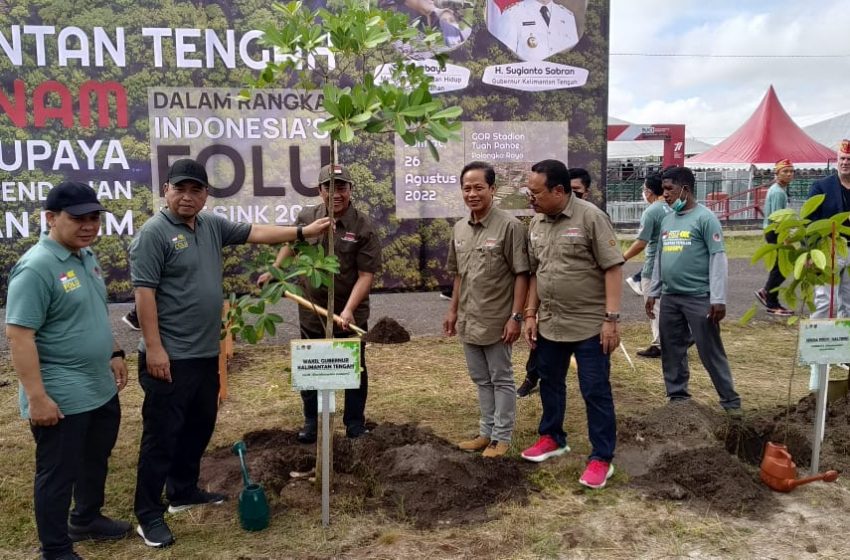  Mitigasi Pengendalian Perubahan Iklim, Pemprov Kalteng Gelar Penanaman Pohon