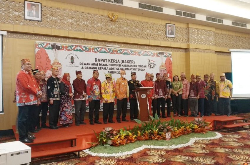  Mantapkan Konsolidasi, DAD Kalteng Gelar Rapat Kerja Daerah