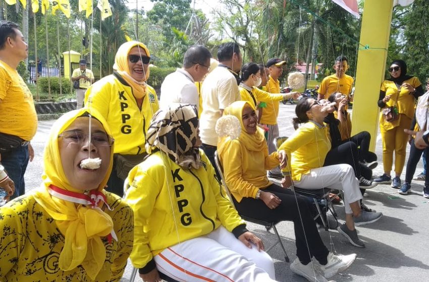  Pererat Silaturahmi Sekaligus Meriahkan HUT Kemerdekaan RI ke-77, Partai Golkar Gelar Lomba