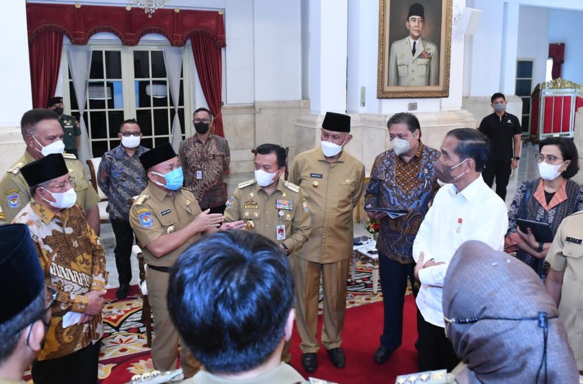  Gubernur Kalteng Berdiskusi Langsung dengan Presiden Terkait Inflasi di Daerah. Joko Widodo : Pemerintah Daerah Tidak Ragu Gunakan APBD