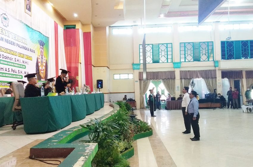  Wagub Kalteng Hadiri Pengukuhan Guru Besar IAIN Palangka Raya