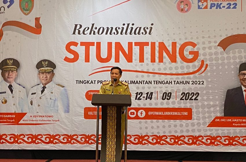  Perlu Peran Semua Pihak Dalam Penurunan Angka Stunting di Kalteng 