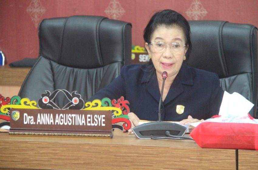 Foto : Anggota DPRD Palangka Raya, Anna Agustina Elsye