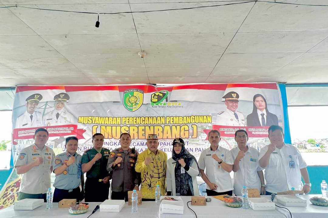 MUSRENBANG : Musrenbang tingkat Kecamatan Pahandut, yang mengambil tempat di Dermaga Rambang Kota Palangka Raya, Rabu (1/3/2023). Foto Ist