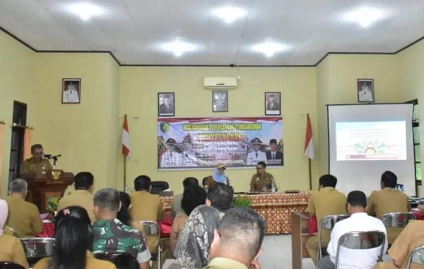 MUSRENBANG : Musyawarah Perencanaan Pembangunan (Musrenbang) tingkat Kecamatan Sabangau. Foto Ist
