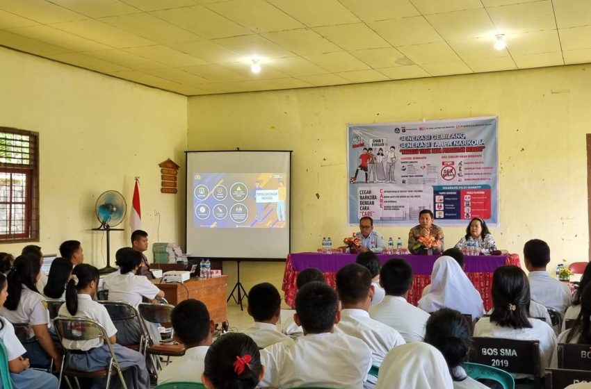  PT SLK menggelar kegiatan Sosialisasi Bahaya Narkoba dan Seks Bebas di SMA Negeri 1 Rungan