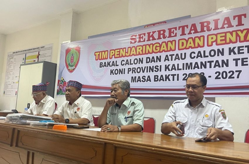  Syarat Sah, Rahmat Hidayat Kandidat Tunggal Calon Ketum KONI Kalteng