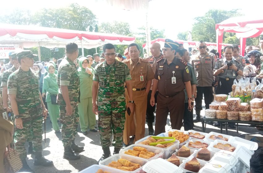  Pemprov Kalteng Apresiasi Korem 102/Pjg Upayakan Penanganan Inflasi Melalui Bazar TNI