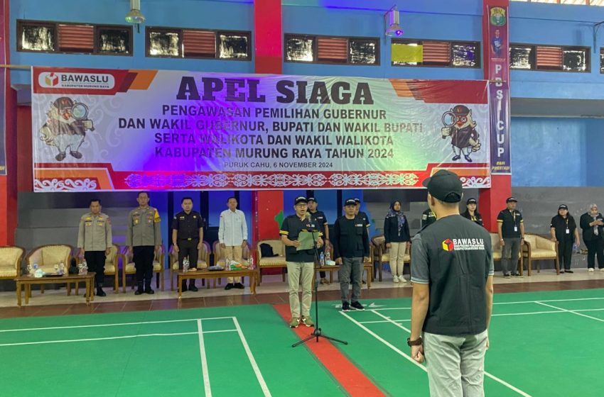  Perkuat Sinergi Antara Seluruh Pengawas, Bawaslu Gelar Apel Siaga Pemilu 2024