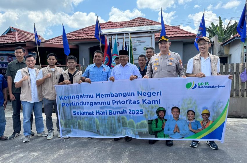  BPJS Ketenagakerjaan Dukung Peringatan Hari Buruh 2025 di Kotawaringin Barat