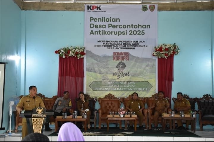 Pemkab Kapuas Terima Kunjungan Tim Penilai Desa Percontohan Antikorupsi 2025