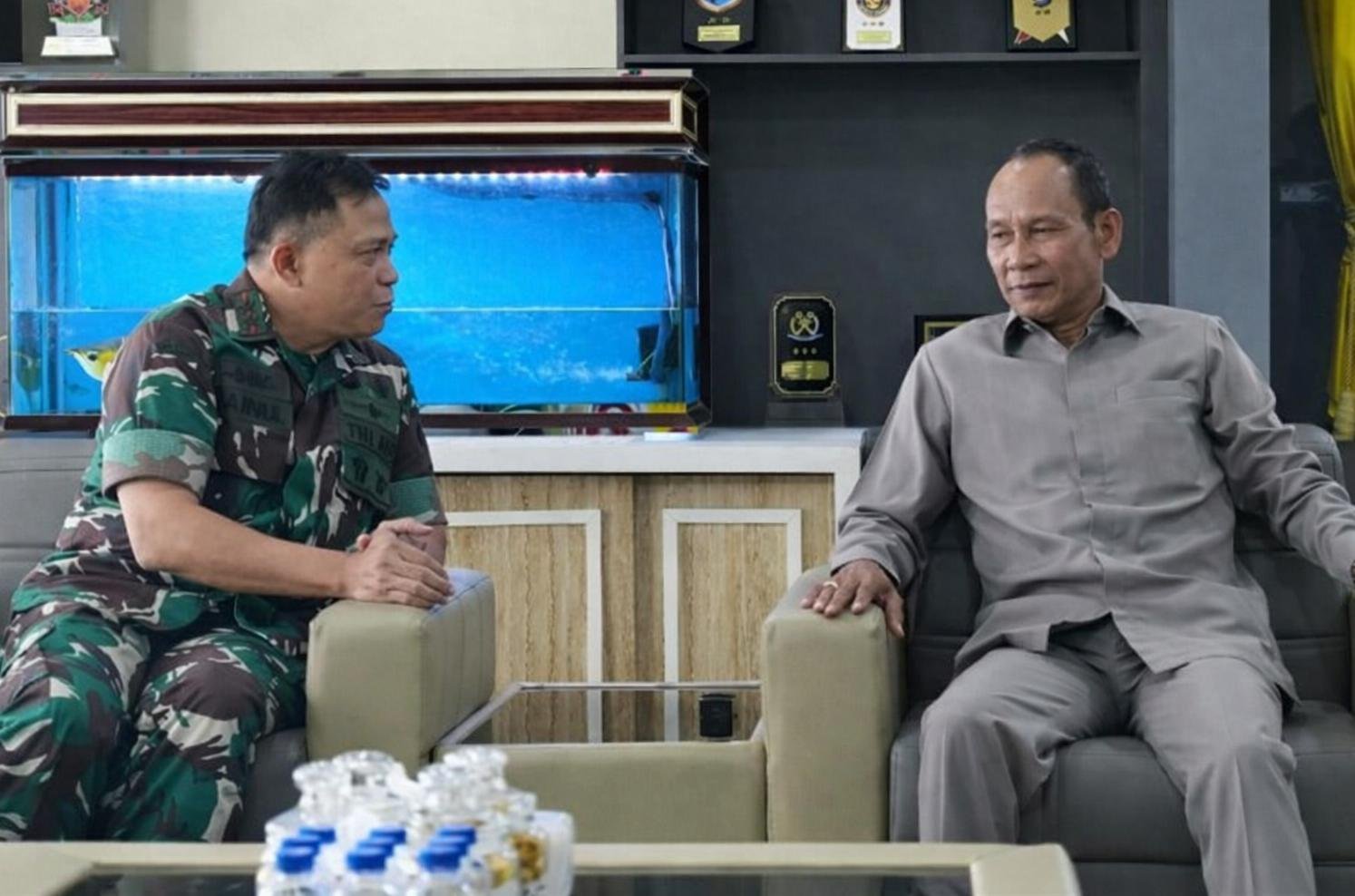 Ketua DPRD Kalteng Koordinasi Intensif Bersama Pangdam dan Kapolda. Sampaikan Aspirasi Mahasiswa