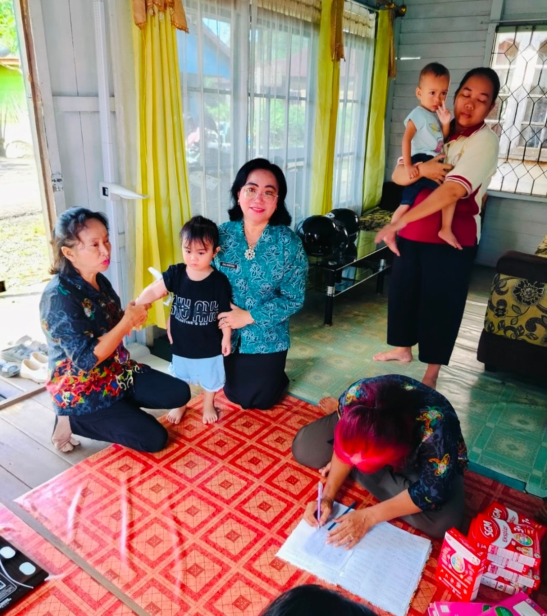 Posyandu Melati 2 Dahirang Layani Balita, Warga Antusias