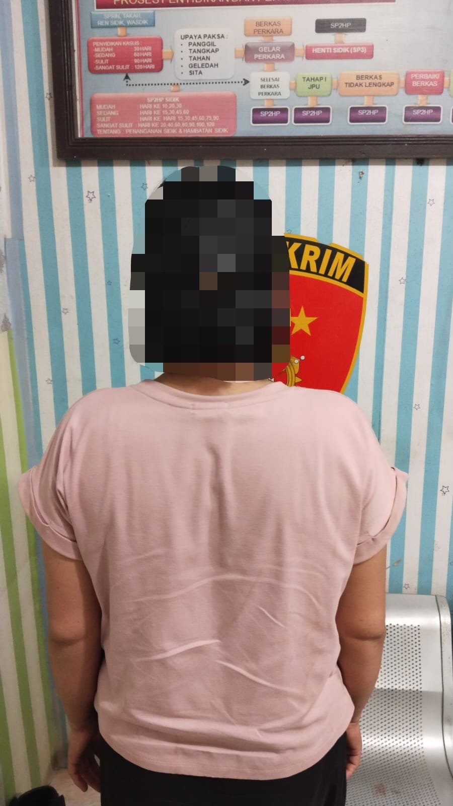 Polisi Tangkap Perempuan di Kapuas Tengah, Sita 57 Paket Sabu