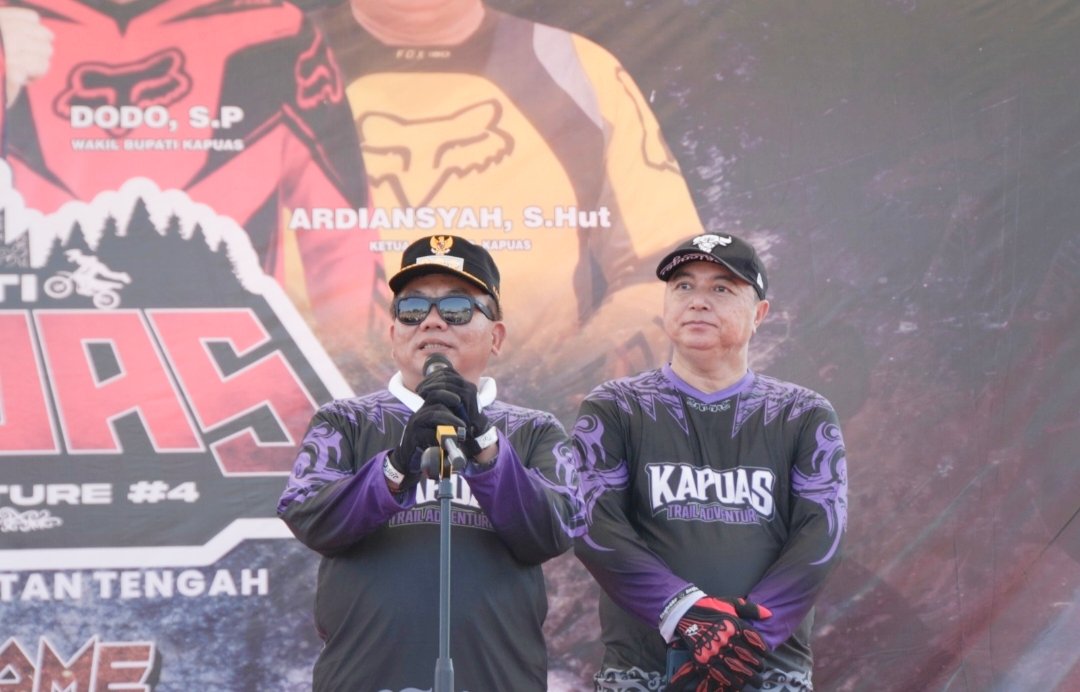 Menembus 50 Kilometer, Trail Adventure Kapuas Jadi Ajang Silaturahmi 600 Riders