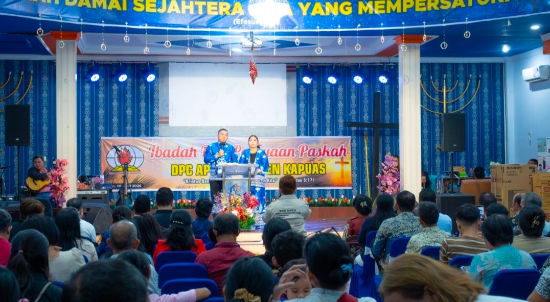 KKR Paskah di Kapuas, Wabup Dodo: Iman Diteguhkan, Ajak Jemaat Waspada Karhutla
