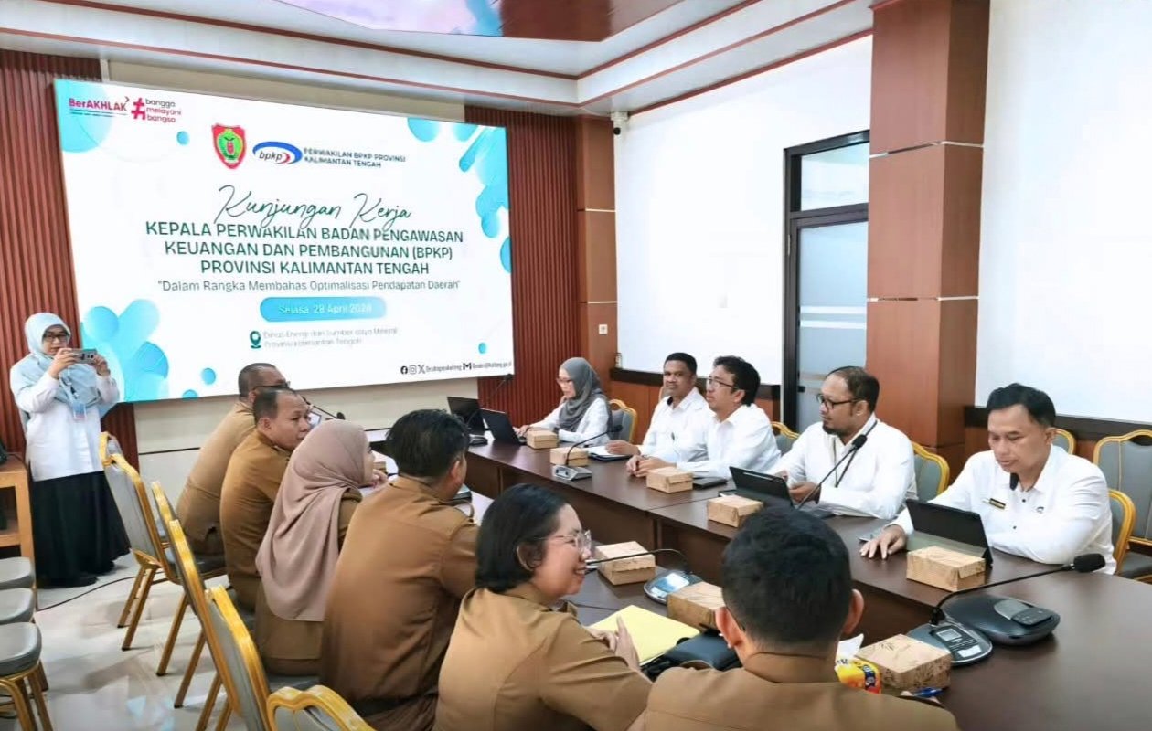 ESDM Kalteng dan BPKP Perkuat Sinergi, Optimalkan PAD dari Sektor Energi dan Pertambangan