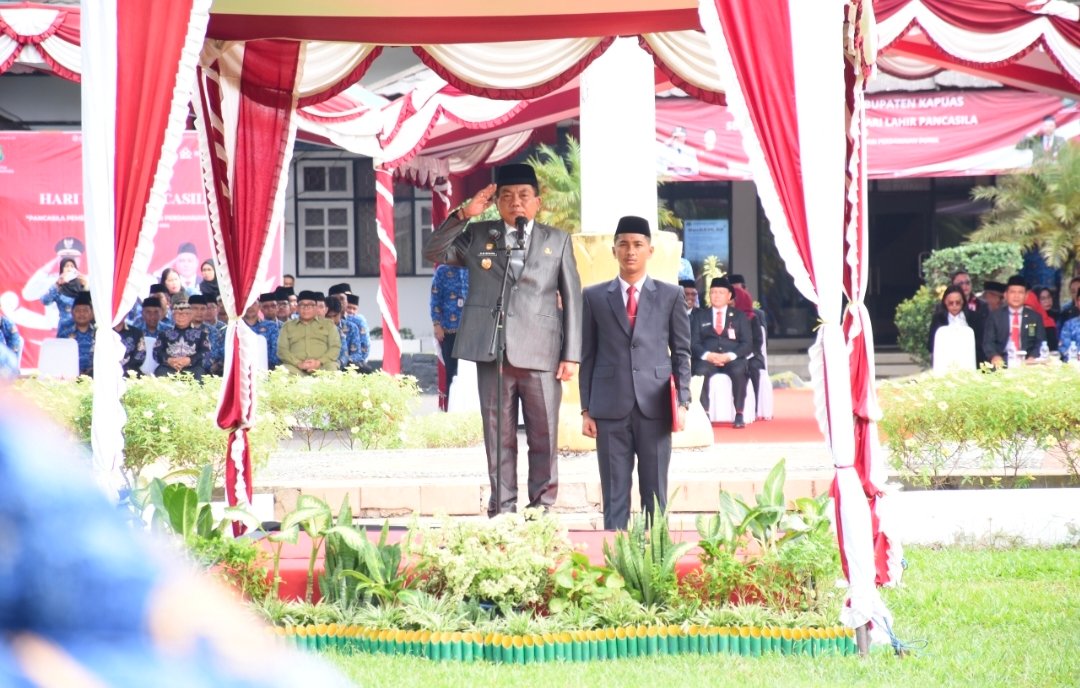 Peringatan Hari Lahir Pancasila, Bupati Kapuas: Pancasila Jangkar Moral Bangsa Hadapi Tantangan Global