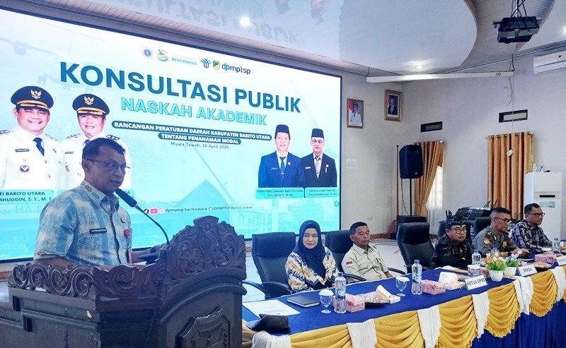 DPMPTSP Barito Utara Gelar Konsultasi Publik Raperda Penanaman Modal 
