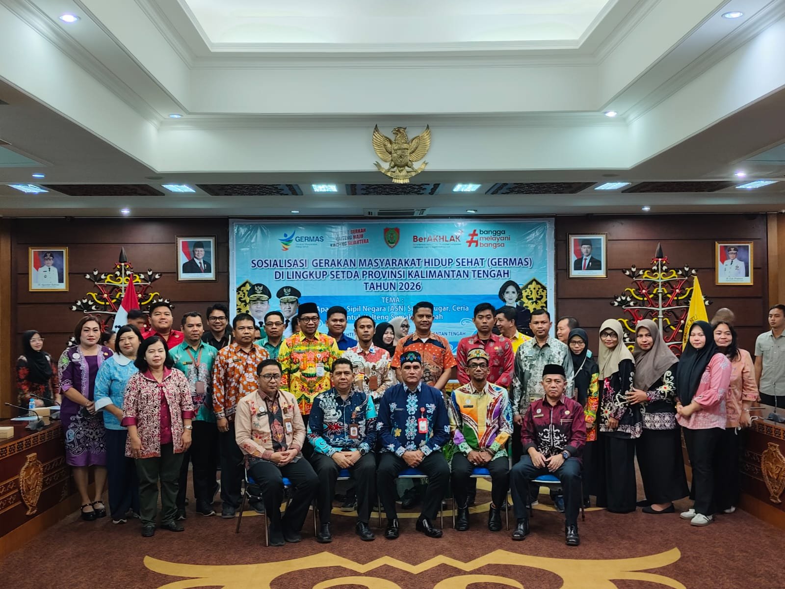 Pemprov Kalteng Perkuat Budaya Hidup Sehat ASN Lewat Sosialisasi GERMAS