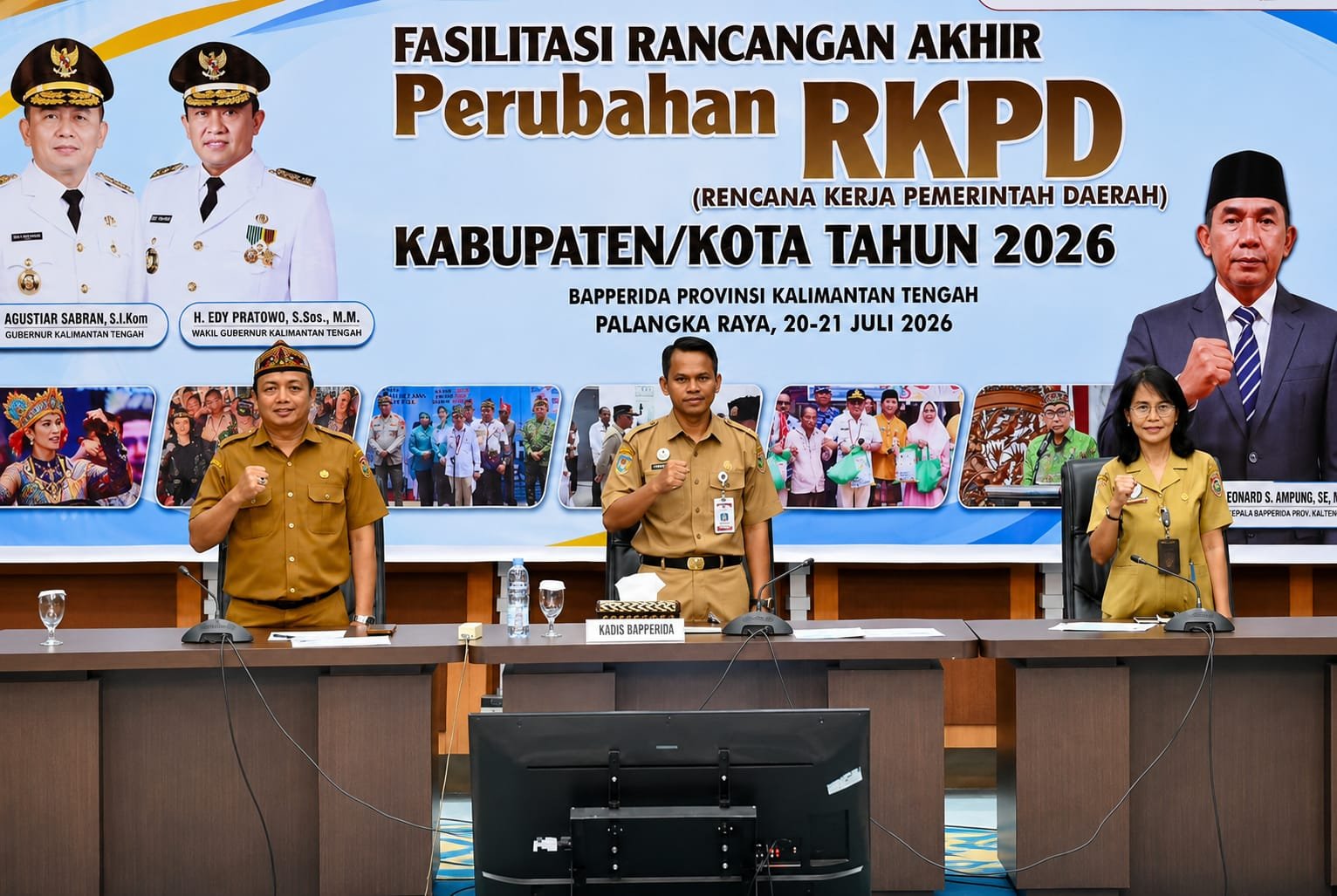 Bapperida Kalteng Fasilitasi Rancangan Akhir Perubahan RKPD Kabupaten/Kota Tahun 2026