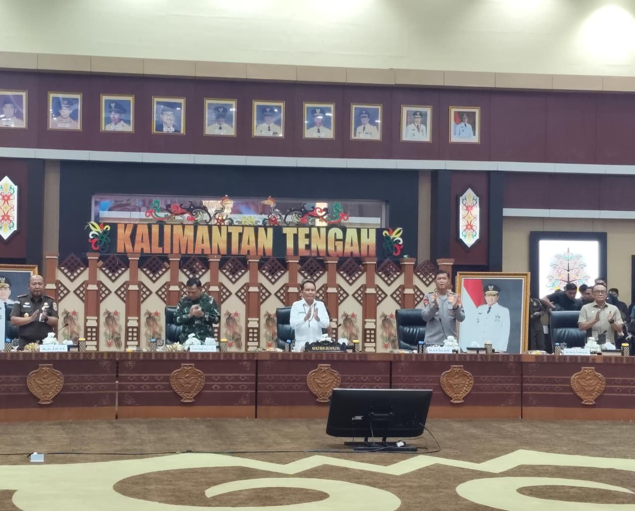 Gubernur Agustiar Pimpin Rakor Evaluasi Dan Penanganan Karhutla