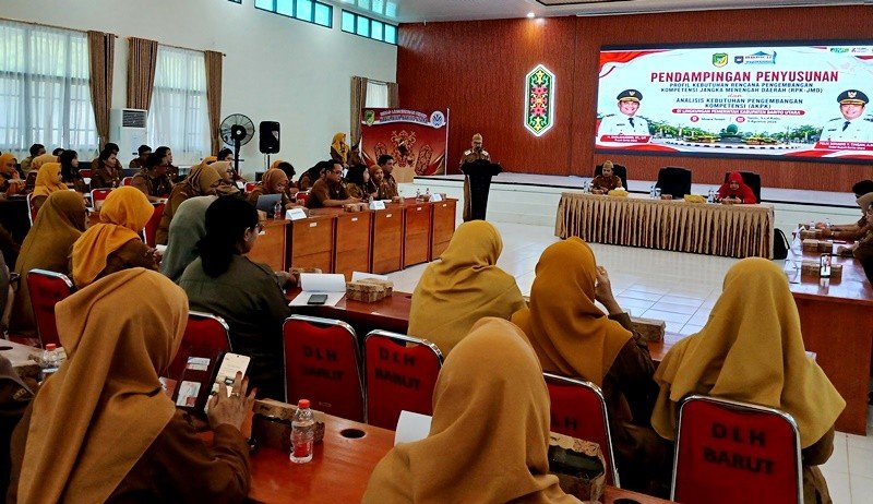BKPSDM Barito Utara Gelar Pendampingan Penyusunan RPK-JMD